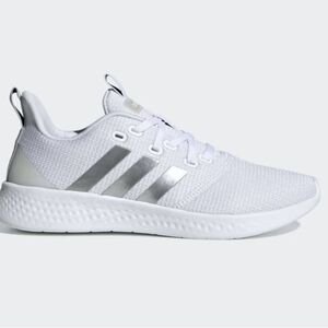 Adidas Puremotion Running Shoe Cloud White/Silver Metallic/Grey Two FW3264 Sz 6